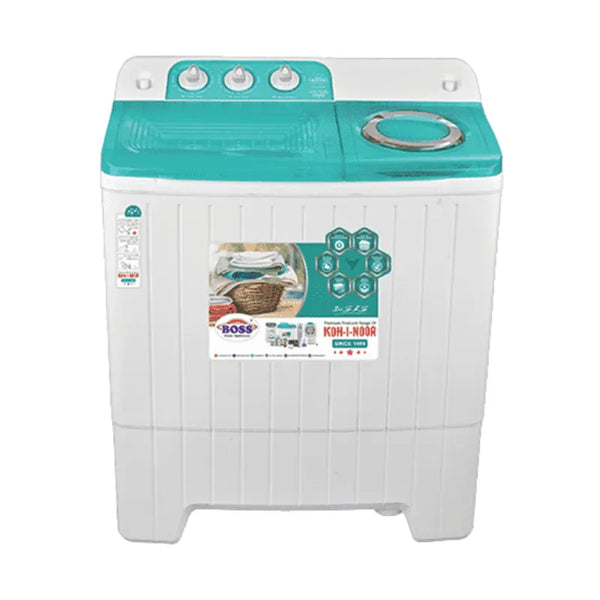 Boss Twin Tub Washing Machine KE.15000-BS-S Green (Steel Spinner)